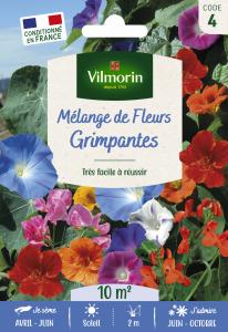 Fleurs Grimpantes - 10 m² - Mélange de fleurs